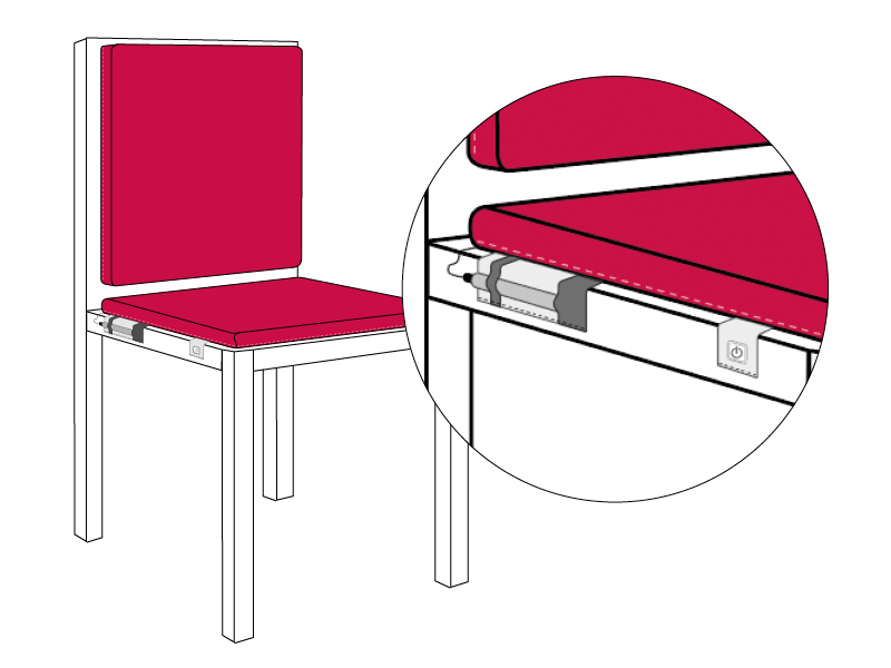 Infrarotheizungen Sitzkissen Outdoor / Sitzkissenheizung direkt vom  Hersteller – CANDOR