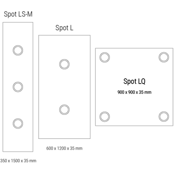 Infrarotheizung LED Spots