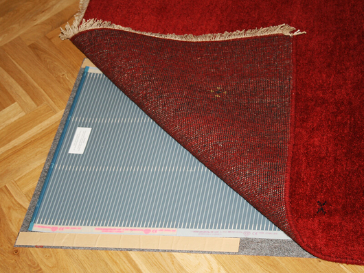 Infrarot Heizunterlage Teppich / Teppichheizung