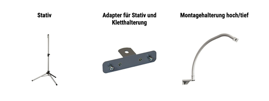 Infrarotstrahler Carbon CAN-1000W Zubehör